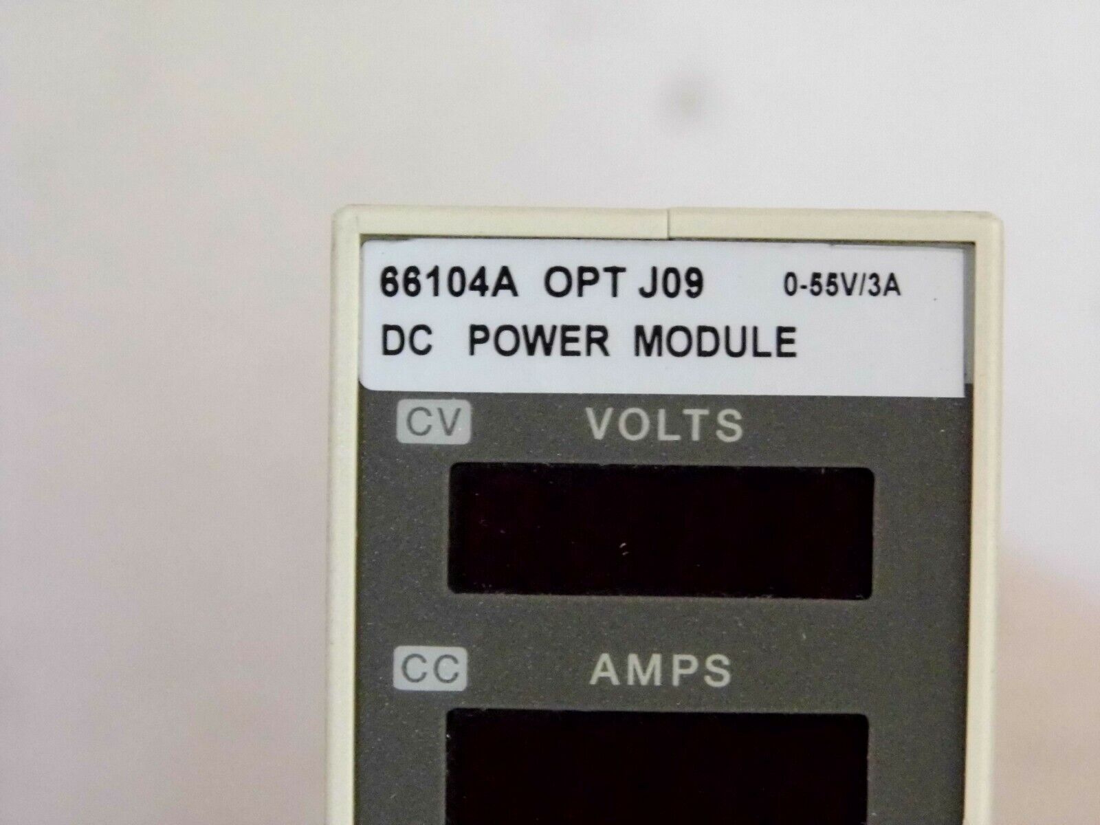 HP 66104A, Opt J09, 0-55V 3A DC module 3 IN STOCK HP 66104A, Opt J09, 0-55V 3A DC module 3 IN STOCK